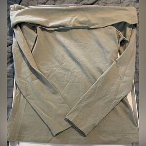 Abercrombie & Fitch Sage Green Long Sleeve Shirt